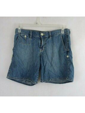 Old Navy Denim Jean Booty Shorts Low Waist Women's Size 6
